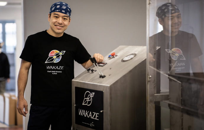 Takuma Inagawa, fondateur de Wakaze Saké.