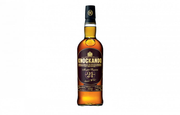 KNOCKANDO, MASTER RESERVE. AGE : 21 ANS. PRIX : 69 €.