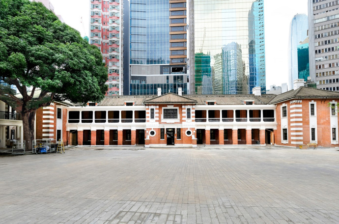 L’ancien commissariat de police au sein du Tai Kwun, le centre d’art patrimonial.
