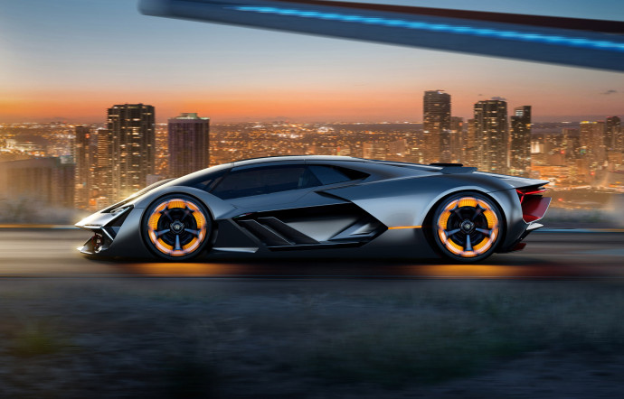 Le concept électrique Lamborghini Terzo Millennio.