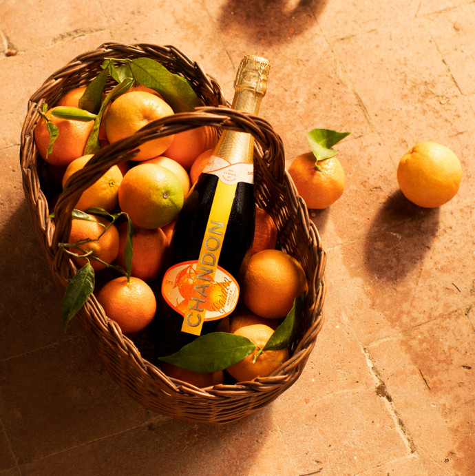 Chandon Garden Spritz s’inscrit dans l’air du temps en proposant des produits sourcés auprès de producteurs locaux.