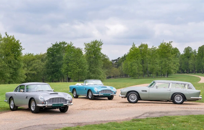 Les trois Aston Martin DB5 Vantage proposées par Nicholas Mee & Co.