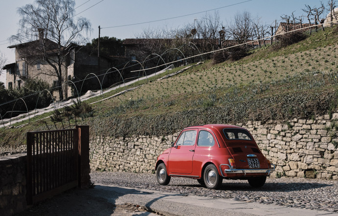 La Fiat 500, symbole de la dolce vita.