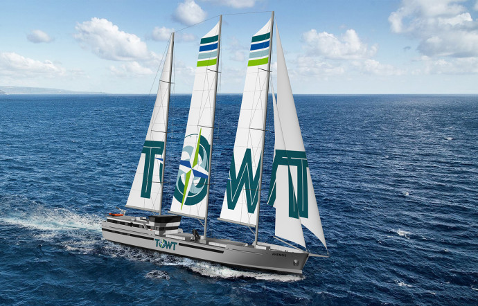 Pionnière en France, l’entreprise Transoceanic Wind Transport (TOWT) voit le jour en 2011, à Douarnenez.