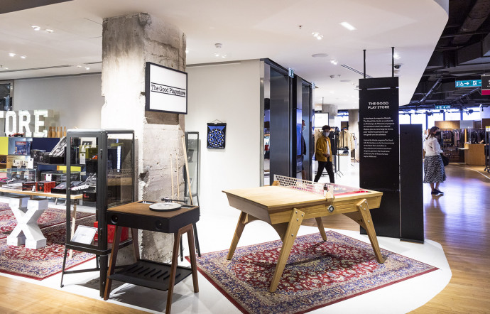 The Good Play Store, Le Printemps de l’homme, 64, boulevard Haussmann, Paris 9e.