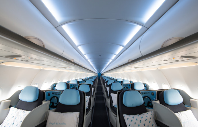 La Compagnie propose des vols Paris – New York 100 % classe affaires depuis 2014.