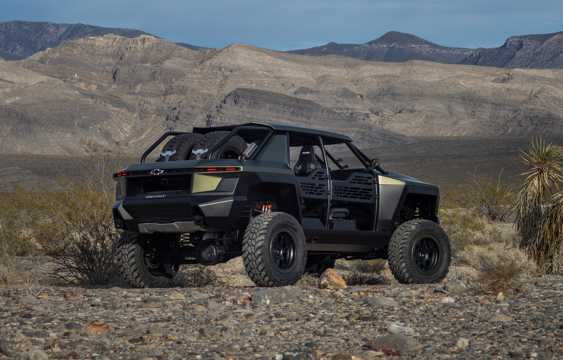 Concept car chevrolet chevy beast 4x4 sema 2021 auto - the good life
