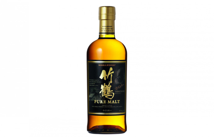 Whisky Nikka, Pure Malt Taketsuru. Prix : 64 €.