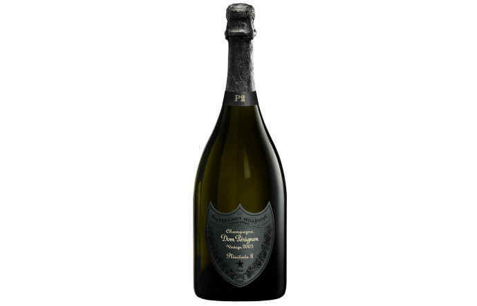 Dom Pérignon. Type : Plénitude 2 Vintage 2003. Prix : 350 €.