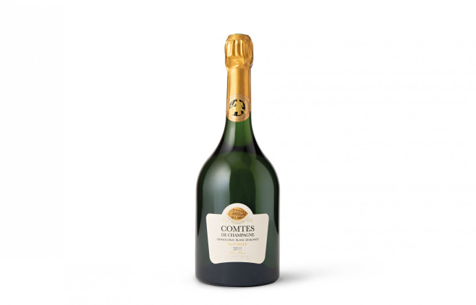Taittinger. Cuvée : Comtes de Champagne Blanc de blancs 2011. Prix : 160 €.