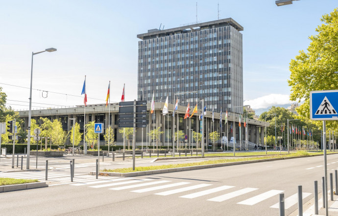L’hôtel de ville de Grenoble.