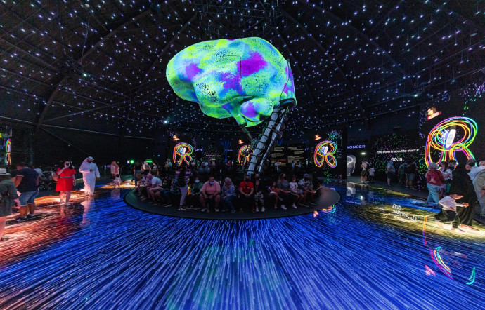 Le pavillon de la Russie à l’Expo Dubaï 2020.