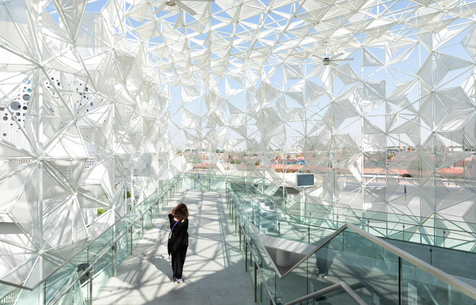 Le pavillon du Japon à l’Expo Dubaï 2020.
