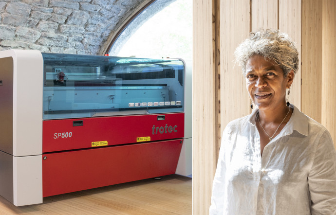 La Casemate, dirigée par Jeany Jean-Baptiste, dispose de laboratoires de fabrication ouverts à tous.