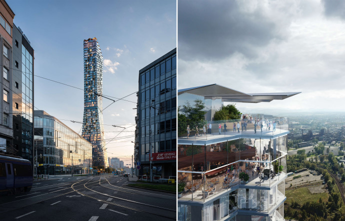 L’Ostrava Tower par Chybik + Kristof.