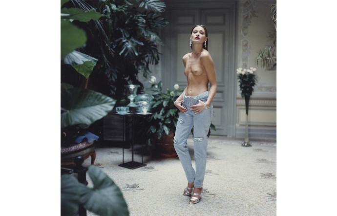 Carla Bruni, Blu Marine, Nice 1993.