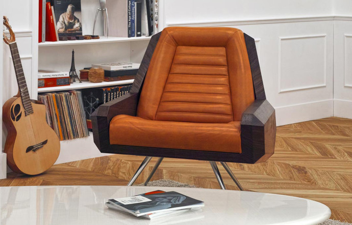 Le fauteuil Capitaine, best-seller Hervet Manufacturier. hervet-manufacturier.fr