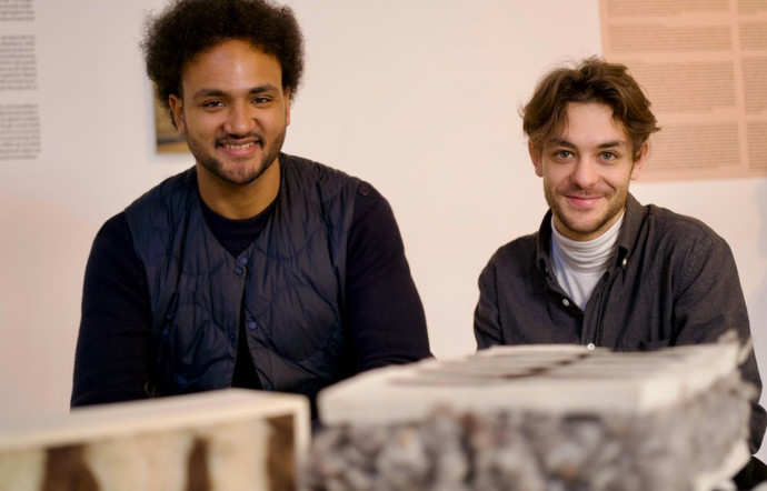 Le projet de Marlon et Thomas, Wool Wall, porte sur l’isolation thermique exclusivement constitué de matériaux bio-sourcés.