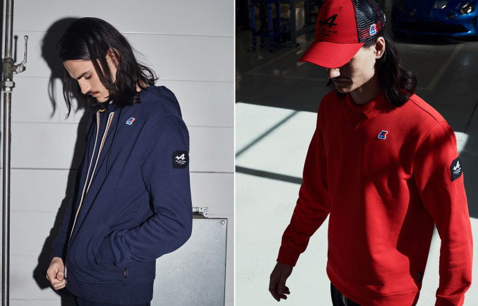 Veste zippée Anthony (149 €), Sweat Baptiste (109 €) et casquette Hottie (39 €).