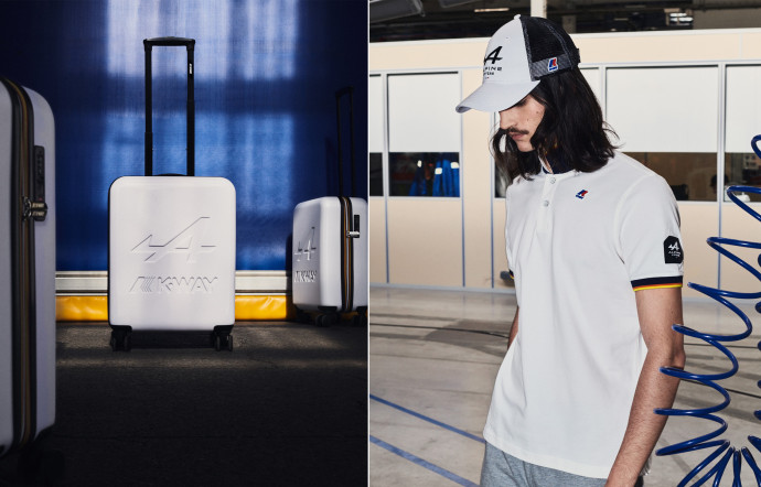 Valise cabine (189 €), polo Vincent (89 €) et casquette Hottie (39 €).