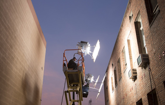 Un tournage à Downtown L.A.