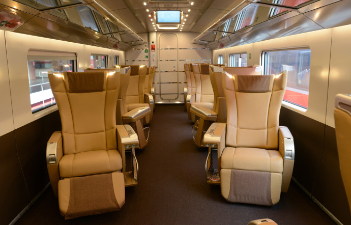 Le TGV Frecciarossa propose une classe de confort Executive, une expérience de voyage exclusive, unique en France.