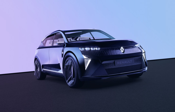 Le concept Renault Scenic Vision présenté par Luca de Meo.
