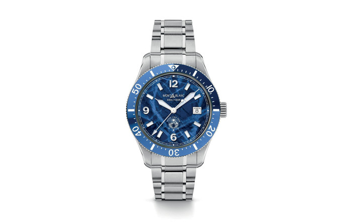 Montblanc, 2 980 €. – 6 montres à cadrans bleus