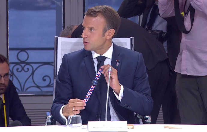 Les montres écoresponsables de la start-up française Awake ont été présentées par Emmanuel Macron durant le sommet du G7, à Biarritz, en août 2019.