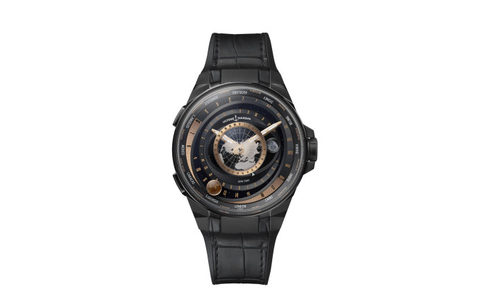 Ulysse Nardin Blast Moonstruck, boîtier de 45 mm en céramique et titane DLC. 71 300 €.