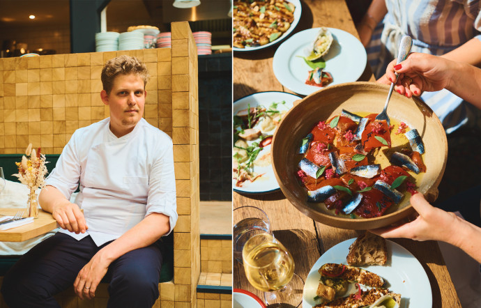 Sylvain Parisot, passé par Fulgurances, propose des plats ensoleillés.