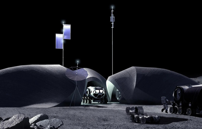 Architecture Lina habitat lunaire imprimé en 3D imaginé par la Nasa - the good life