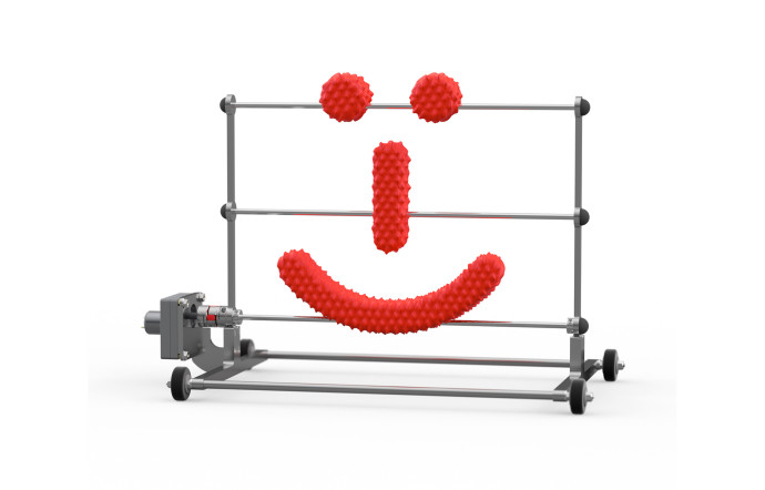 🙂 (smiley), l’oeuvre d’Antoine Catala exposée au festival Fata Morgana.