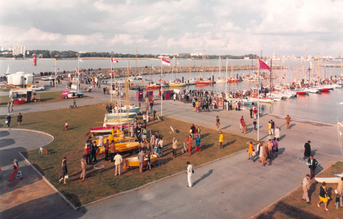 En 1973, les débuts du Grand Pavois de La Rochelle.