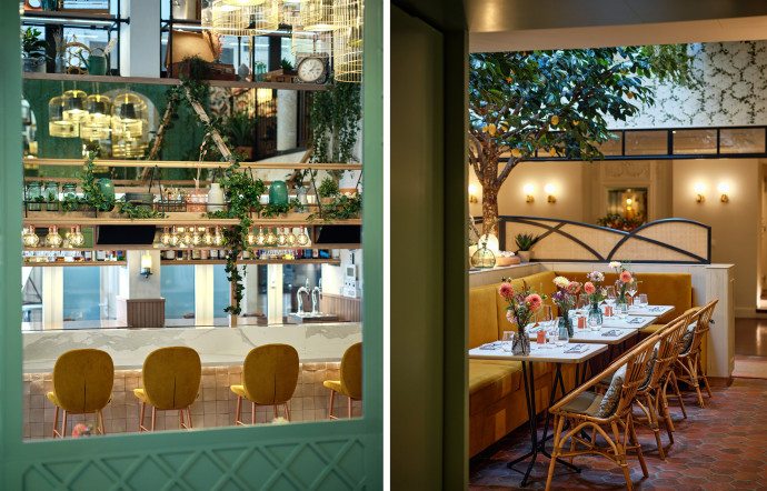Parmi les nouveaux restaurants inaugurés en cette rentrée à Paris, Arboré est sans doute le plus bucolique.