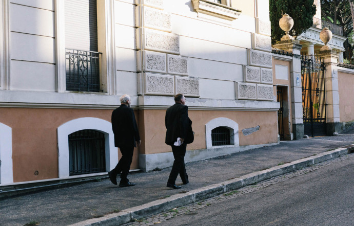 Dans les rues de Rome.