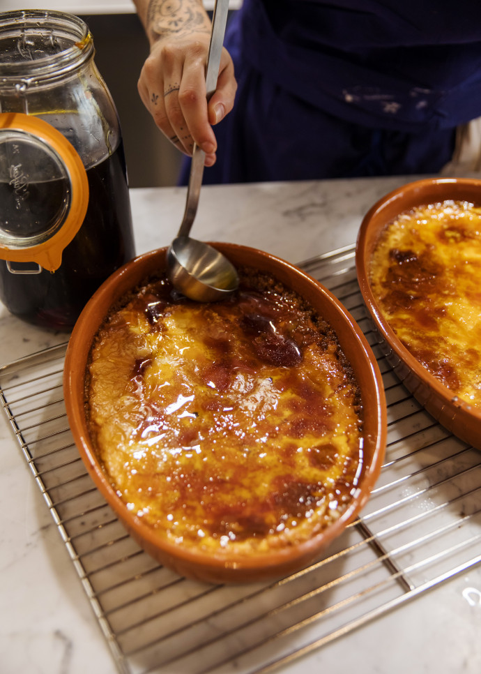 Le gâteau de semoule, la Madeleine de Proust du chef.