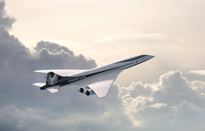 L’avion supersonique Overture, de l’américain Boom Supersonic.