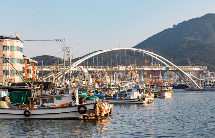 Le port de Tongyeong.