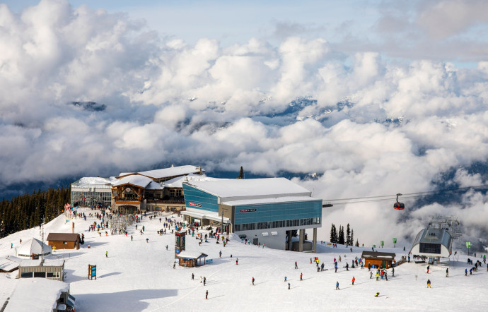 Le domaine skiable de Whistler.