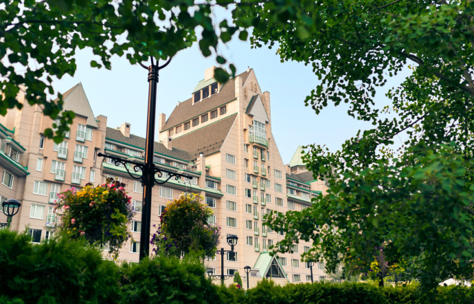 L’hôtel Fairmont Chateau Whistler.