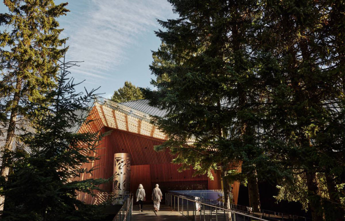 La devanture de l’Audain Art Museum.