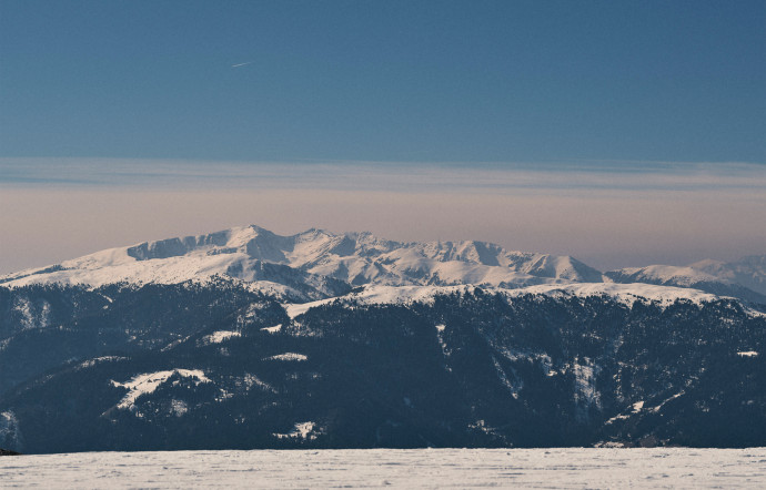 Vue des montagnes des Dolomites.