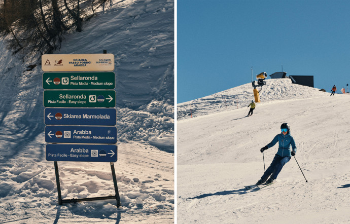 Le domaine skiable de Stellaronda.