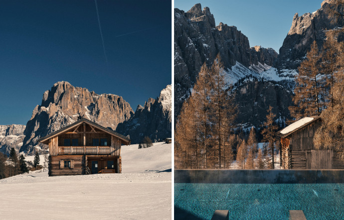 Le chalet Rönn, c’est le charme de la montagne combiné au luxe d’un 5-étoiles.