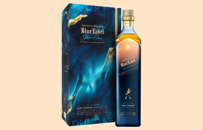 Le whisky Johnnie Walker Blue Label Ghost & Rare no 5.
