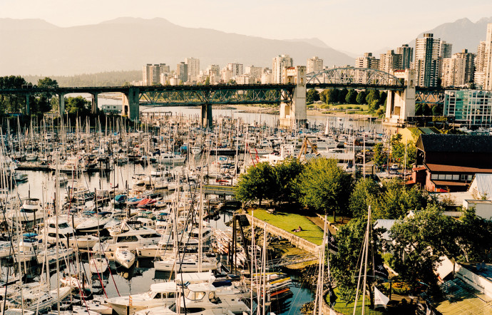 Vue de False Creek.