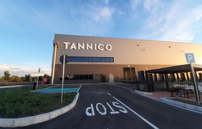 Un entrepôt de l’italien Tannico.