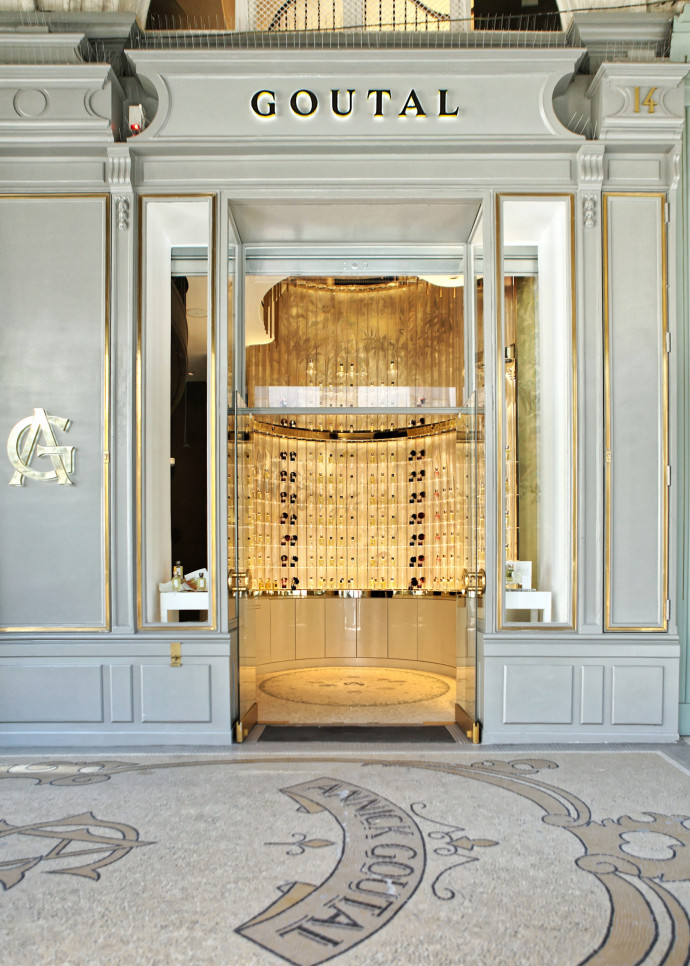 La boutique Goutal dans le 1er arrondissement de Paris.