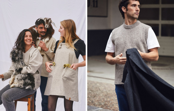 Silhouettes de la collection de la marque Laines Paysannes.